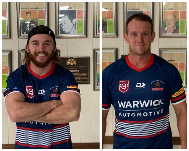 Harry and Ben Sullivan are keen to play with the Cowboys for the debut season under Col Speed (Photo: Facebook/ Warwick Cowboys RLFC)