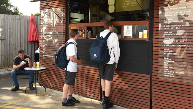 The kebab van is a popular after-school spot. Picture: Lawrence Pinder