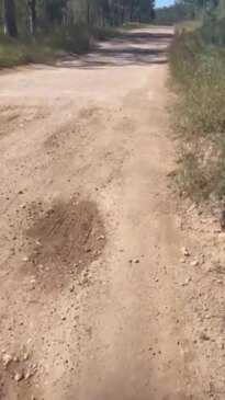 Damage to the Gayndah Mount Perry Road made clear