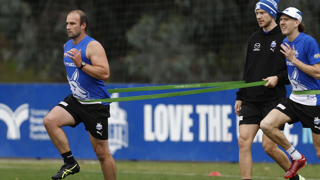 Ben Cunnington is back training with the Kangaroos. Picture: Darrian Traynor/Getty Images