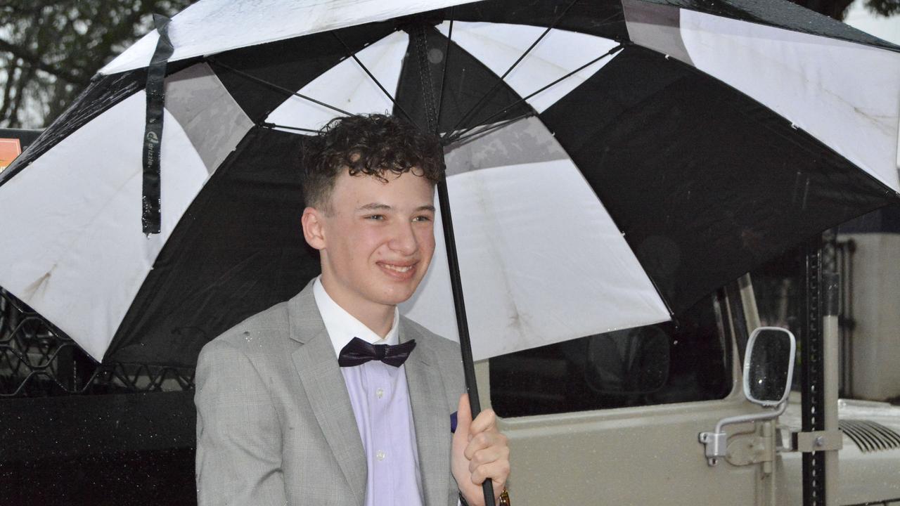 Jack Davidson at Wilsonton State High School formal at Clifford Park Racecourse, Wednesday, November 13, 2024. Picture: Tom Gillespie