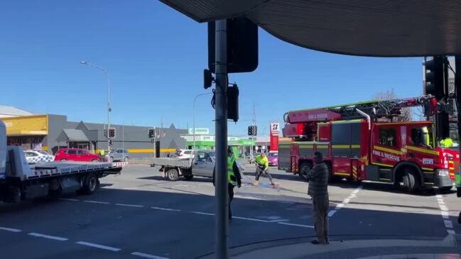 Emergency services respond to CBD crash in Toowoomba