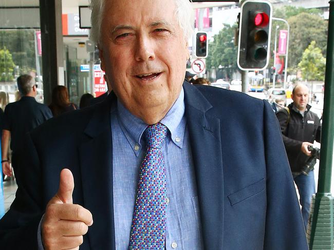 Clive Palmer at Brisbane Supreme Court defending his assets from being frozen by the government liquidator. Photographer: Liam Kidston