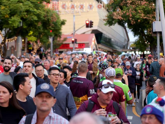 Caxton St crowds at last year’s Magic Round