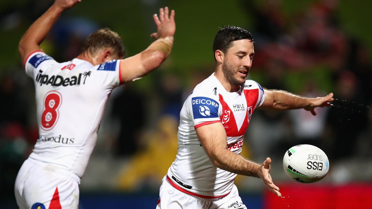 Ben Hunt has been the Dragons’ best player this season. Picture: Jason McCawley/Getty Images