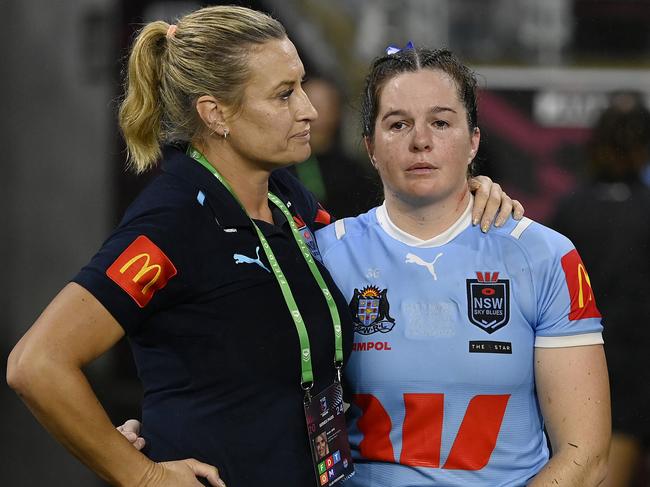 Rachael Pearson and the Blues were outplayed in the State of Origin decider. Picture: Getty Images