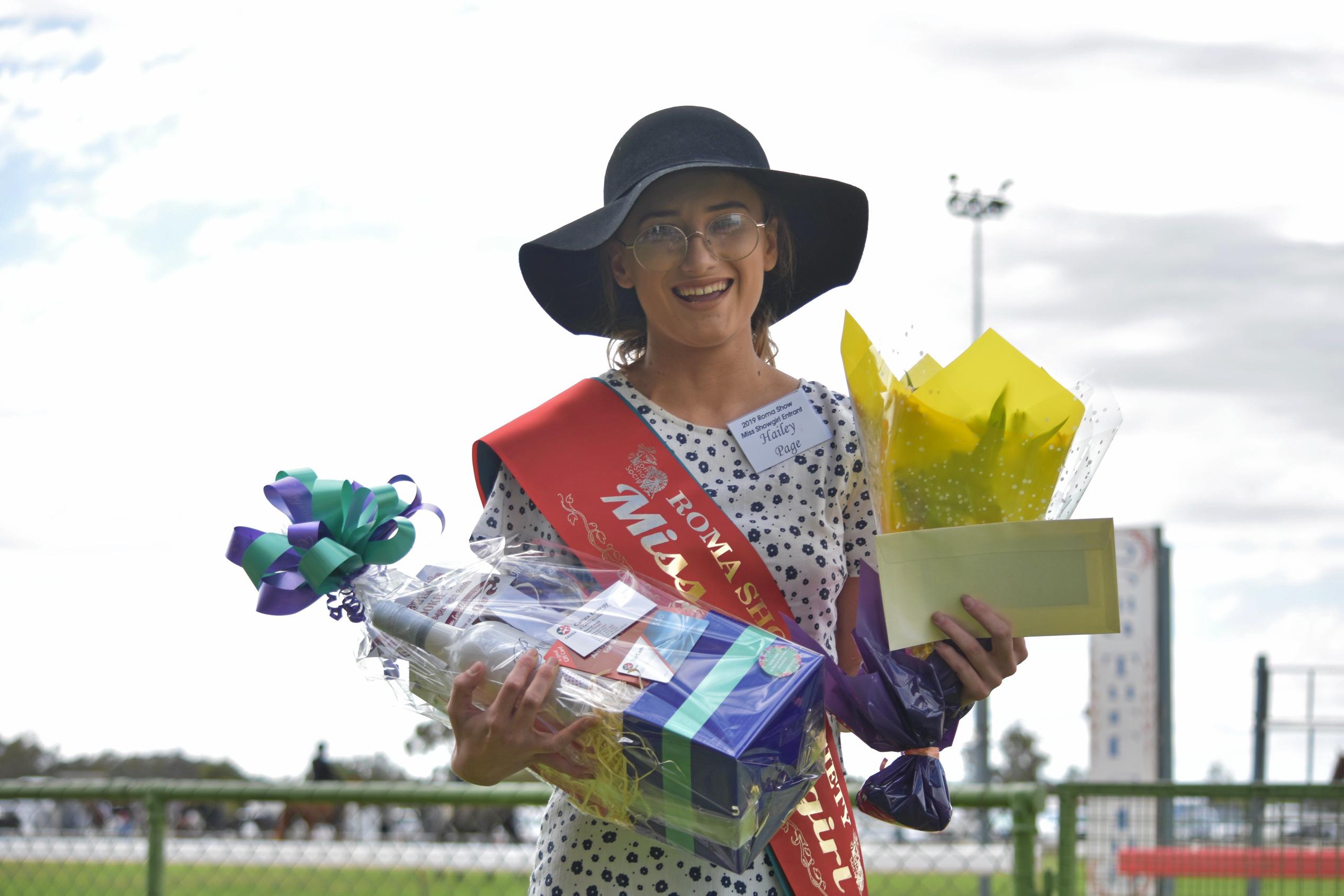 Hailey Page was crowned runner up in Miss Showgirl. Picture: Ellen Ransley