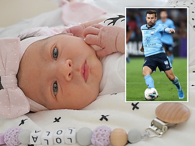 Bad day at training. Shock result in the local derby against the Wester Sydney Wanderers. It’s enough to drive a footballer mad. But all Sydney FC forward Kosta Barbarouses has to do is go home, take a peek at his baby daughter, and all is right with the world again.