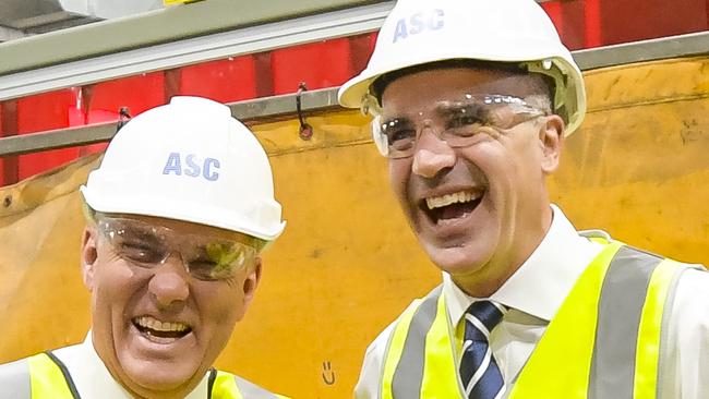 March 05 2025Skills and Training Academy at Osborne. ASC.Deputy Prime Minister and Minister for Defence, Richard Marles with SA premier Peter Malinauskas, visiting  the Osborne Naval Shipyard.Pic RoyVPhotography