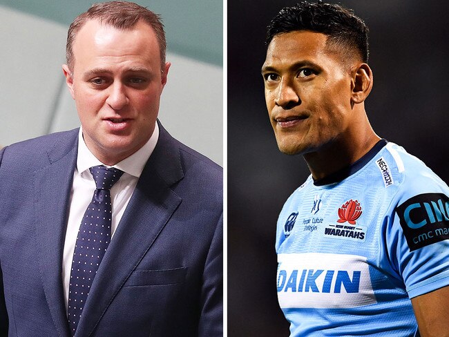 Liberal MP Tim Wilson has defended Israel Folau. Picture: Kym Smith/