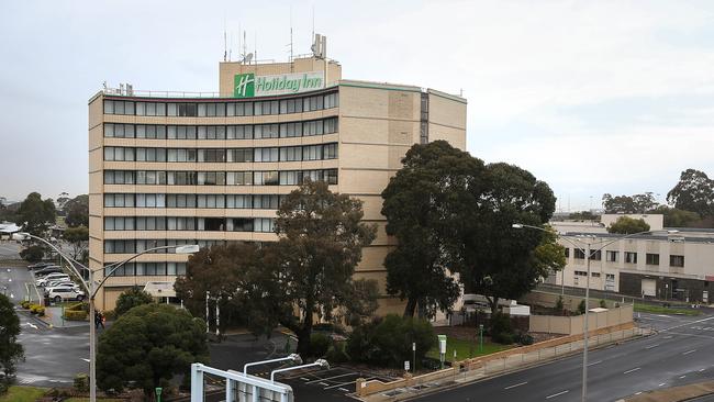 The Holiday Inn cluster presented challenges for Victoria’s public health response. Picture: Ian Currie/NewsWire.