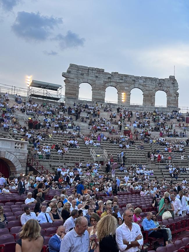 Crowds pour into the arena. Photo: Elizabeth Meryment