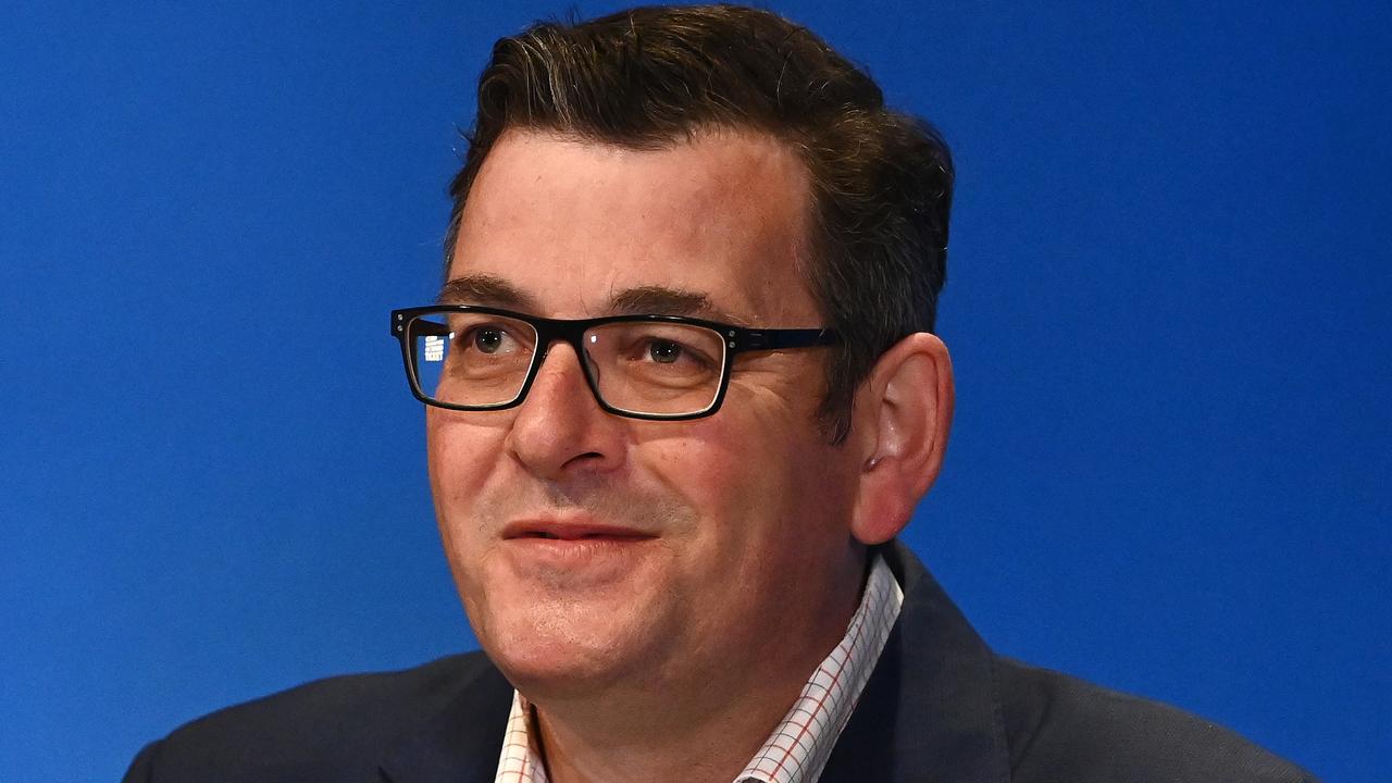 Victorian Premier Daniel Andrews speaks to the media. Picture: Quinn Rooney/Getty Images
