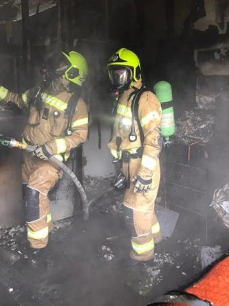 Six fire crews were dispatched to the scene. Picture: Supplied