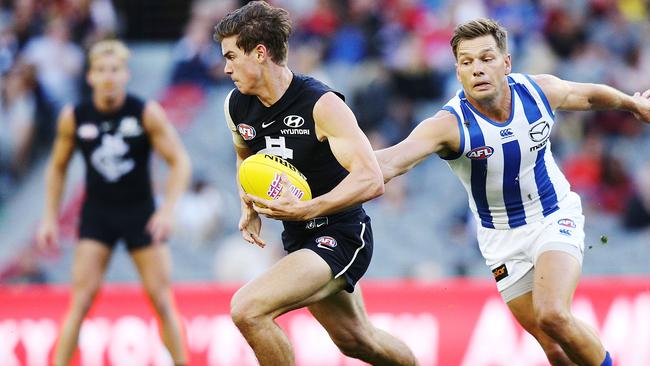 Paddy Dow was impressive in his first outings in navy blue. Picture: Getty