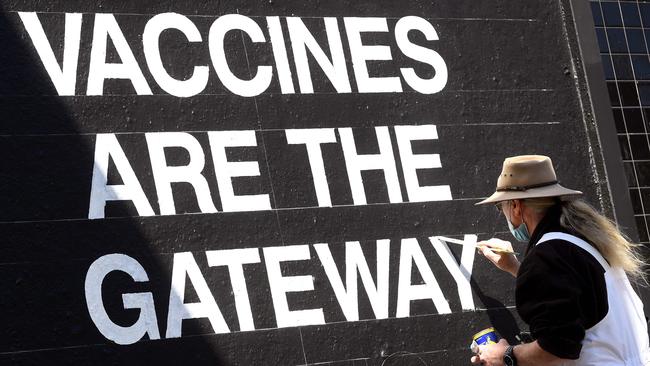 Victorians have been told the vaccine is the ticket to freedom. Picture: AFP