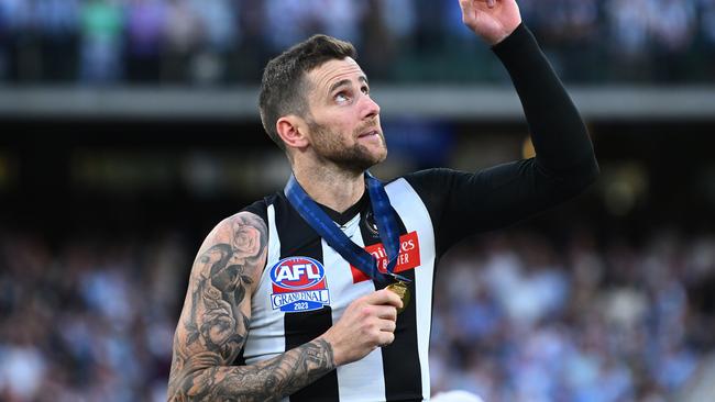 Jeremy Howe is thinking of his teammates who missed out on a premiership medal. Picture: Quinn Rooney/Getty Images