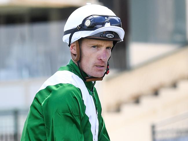 Enthaar ridden by Mark Zahra returns to the mounting yard after winning  the Lamaro's Hotel Sth Melbourne Chairman's Stakes at Caulfield Racecourse on January 30, 2021 in Caulfield, Australia. (Pat Scala/Racing Photos via Getty Images)