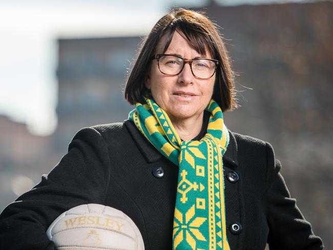 Lisa Alexander for Weekend. Australian netball coach Lisa Alexander worked as a maths and PE teacher as Wesley College before becoming the coach of the Diamonds. Picture: Eugene Hyland