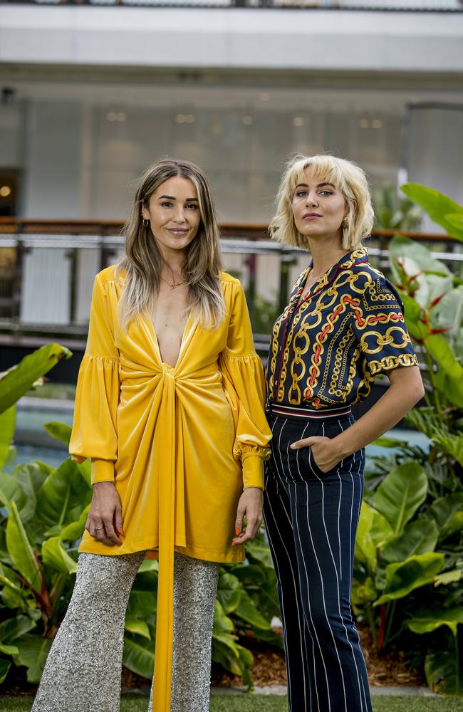 Isabelle Quinn and Violet Grace Atkinson at Pacific Fair, Broadbeach, for Best Dressed 2019. Picture: Jerad Williams