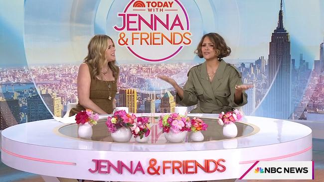 Halle Berry has defended her racy pre-sex video during a guest hosting stint on the US Today show.