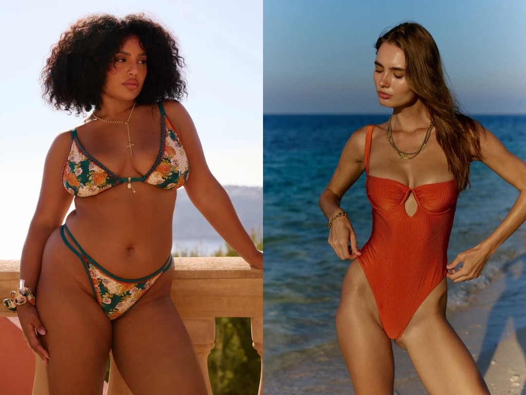 Prague Top and bottom in Antigua and Tulum one piece in Quemada. Picture: Bydee.