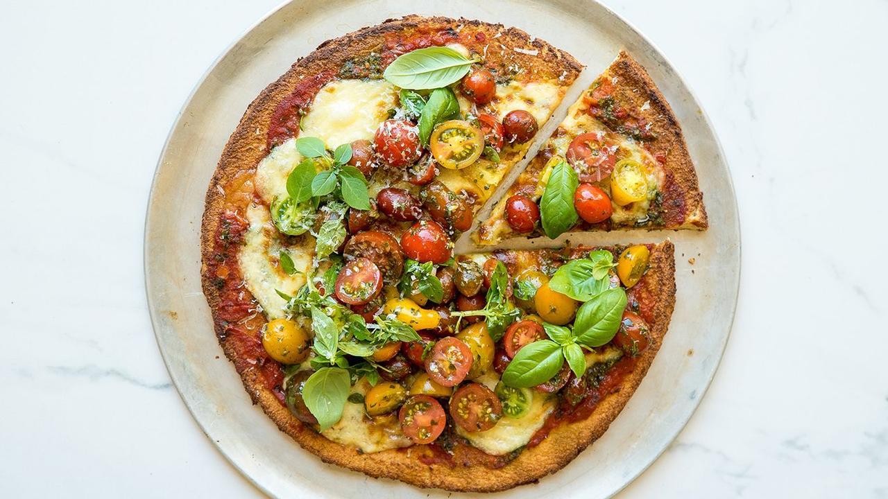 Quick and healthy cauliflower pizza. Picture: Supplied