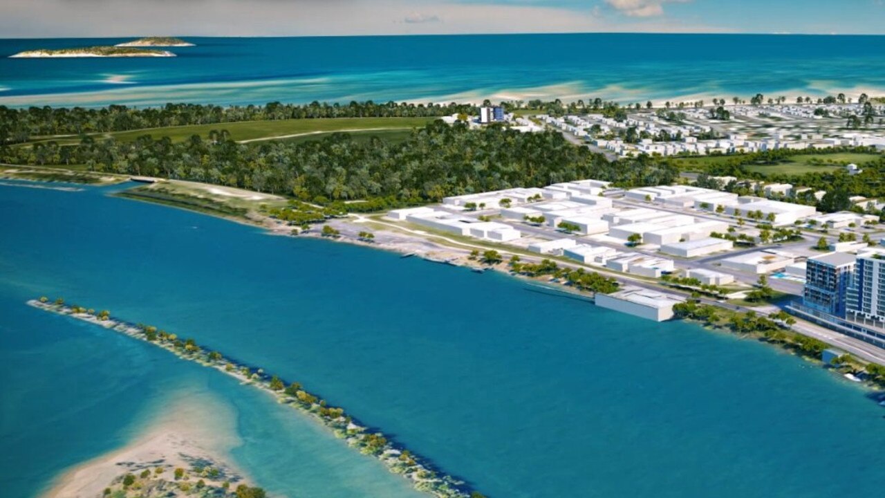 An artist's impression of the Mackay Waterfront PDA's enterprise precinct.