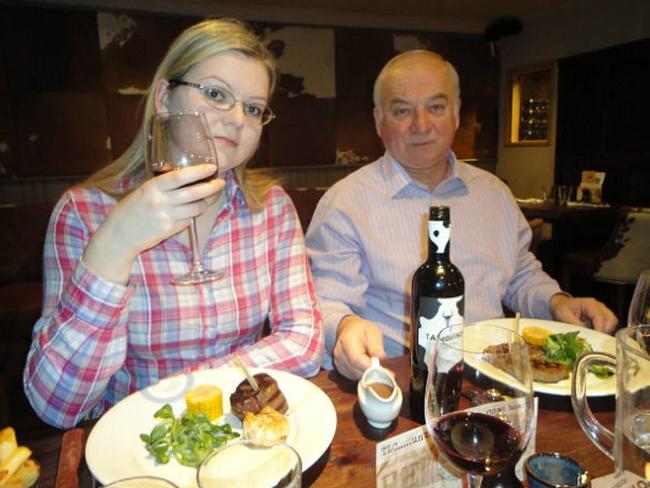 Ex-Russian spy Sergei Skripal and his daughter Yulia were found unconscious at a British shopping centre. Picture: Supplied