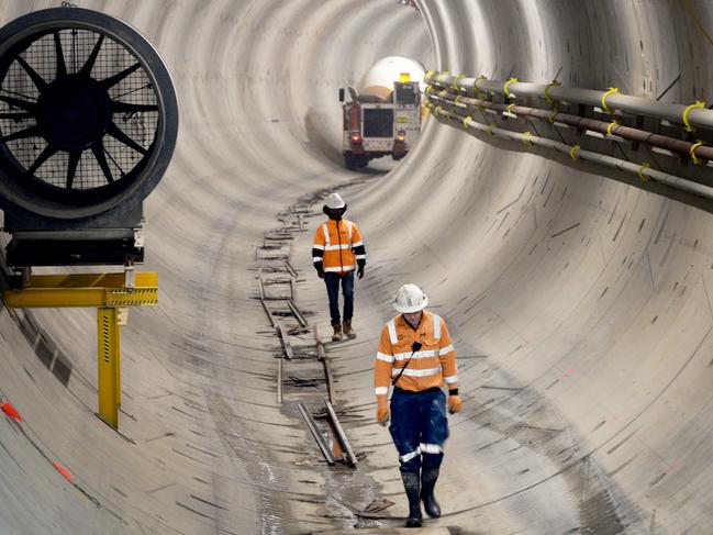 Under the deal builders and taxpayers will share the cost of blowouts, with taxpayers set to be slugged about $800m. Picture: Andrew Henshaw