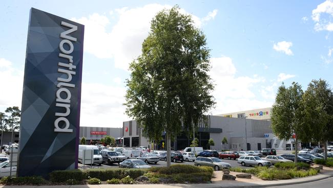 A woman has been taken to the Austin Hospital after suffering a medical episode at Northland Shopping Centre in Preston. Picture: Lawrence Pinder