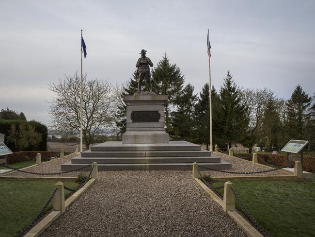 Second division memorial at Mont Saint Quentin at Somme, France. Picture: Ella Pellegrini