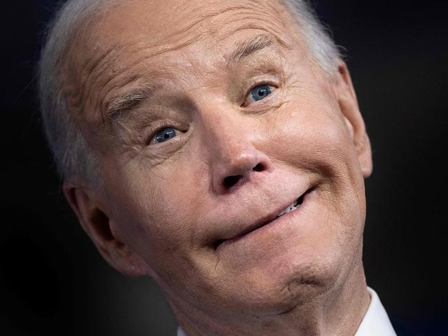 US President Joe Biden speaks during a campaign event in Milwaukee, Wisconsin. Picture: Brendan Smialowski/AFP