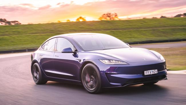 2024 Tesla Model 3 Performance. Picture: Thomas Wielecki