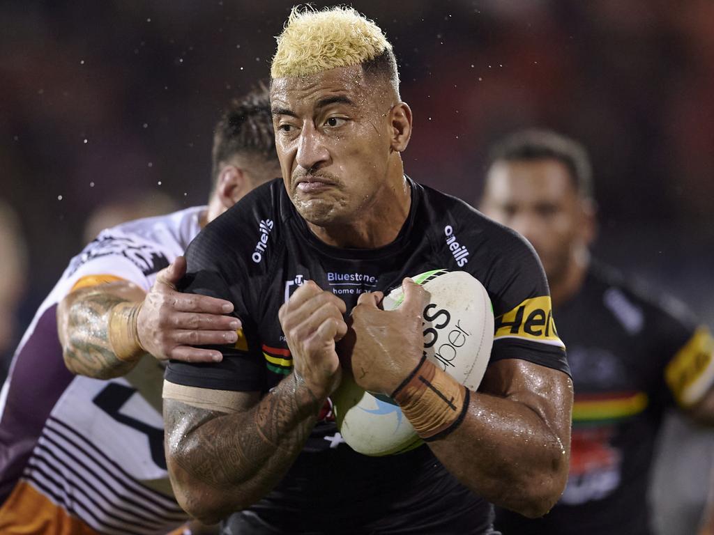 Viliame Kikau’s departure will leave a big void on the left edge for the Panthers. Picture: Brett Hemmings/Getty Images