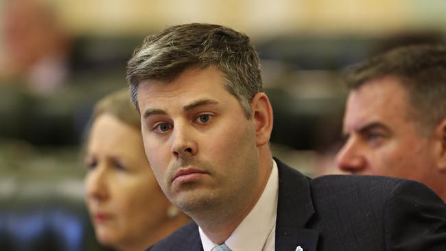 Mark Ryan at Parliament Question Time — Labor will ensure Corrections give priority to the reforms. Pic Annette Dew