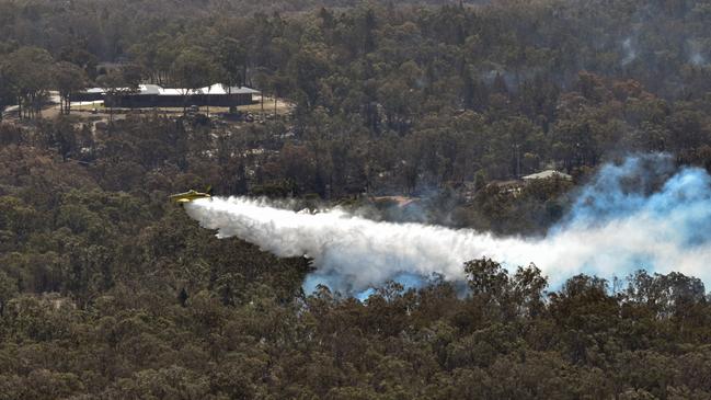 Water bombers used during the 2019 bushfires. Photograph Sandra McEwan Photography