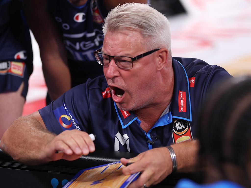 Melbourne United head coach Dean Vickerman was named Coach of the Year for a third time after steering his side to the top seed. Picture: Getty Images