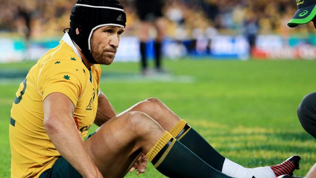 Matt Giteau’s career is all but over after suffering a season ending syndesmosis injury in Sydney.