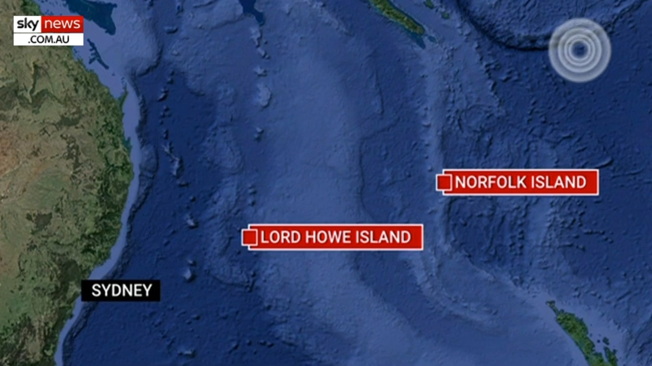 Tsunami warning issued for Lord Howe Island