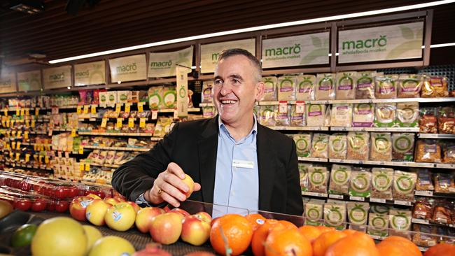 Woolworths CEO Brad Banducci has said inflation across the supermarket aisle is ‘alive and real’ as the price of groceries rises. Picture: Adam Yip