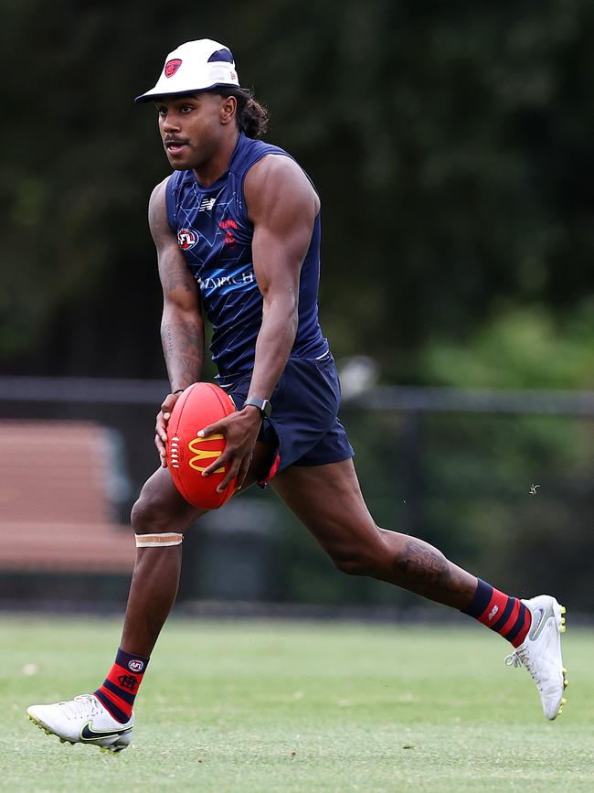 Gun Dee Kysaiah Pickett is splitting his midfield and forward time.