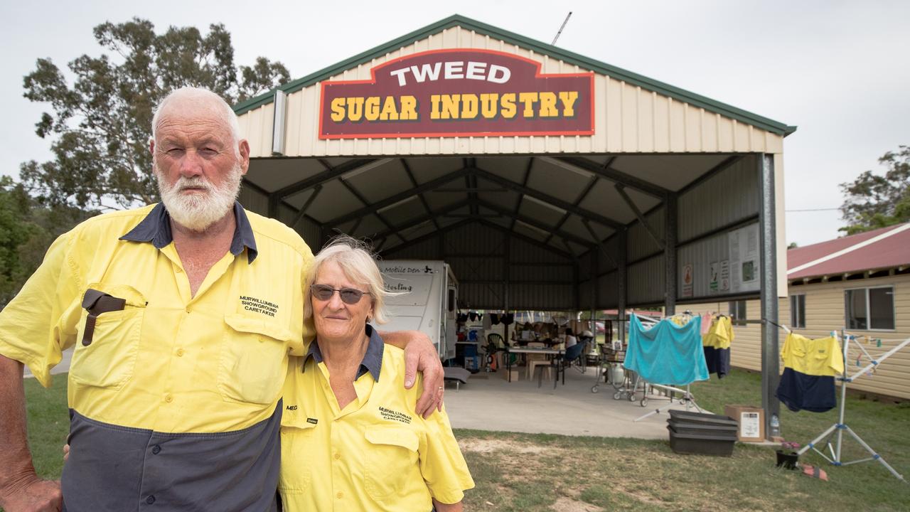 Greg and Meg Fallon, caretakers of the Murwillumbah Showgrounds. . Photo Danielle Smith