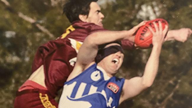 Brad Shiell playing for Victor Harbor during his halcyon days. Picture: Supplied