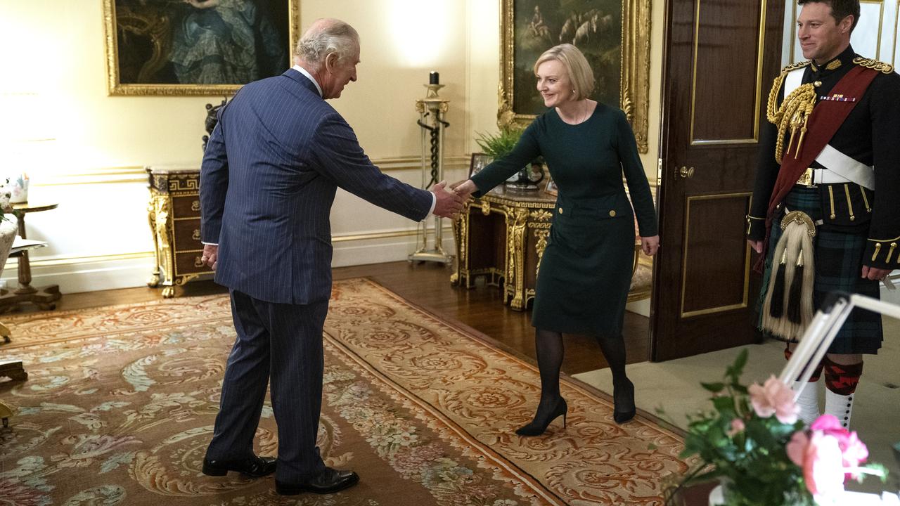 King Charles III meets Prime Minister Liz Truss during their weekly audience at Buckingham Palace (Photo by Kirsty O'Connor - WPA Pool/Getty Images)