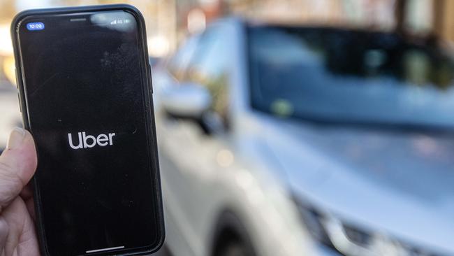 Uber has released its annual report on the cities with the best and worst Uber ratings. Picture: NewsWire / Sarah Matray