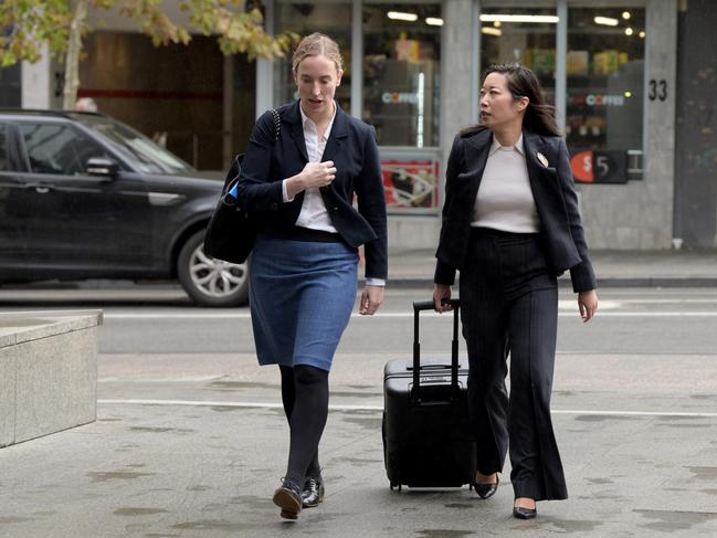 Brittany Higgins’ new lawyer Rachael Young SC (on right) Picture: NCA NewsWire / Sharon Smith