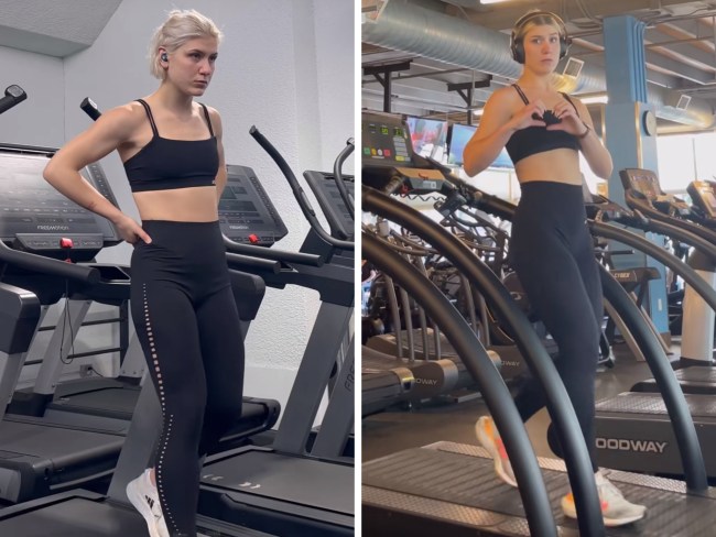 Retro walking is the latest workout trend on TikTok. Picture: TikTok/@chaysembyrd