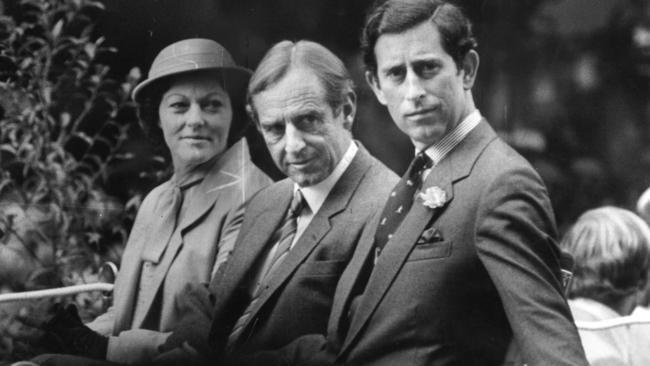 John and Nancye Cain with Prince Charles during the royal tour of 1983.