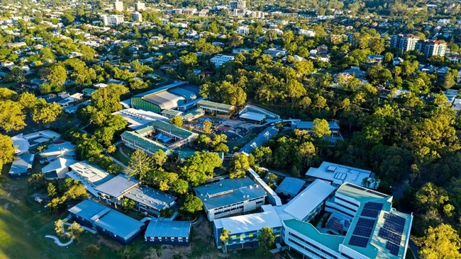 Indooroopilly State High School is bursting at the seams despite an impressive building program.